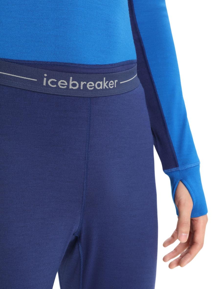 Icebreaker Merino 260 ZoneKnit™ Merino Miesten Leggingsit Kuninkaallinen Sininen Laivastonsininen | FI 1129TCEV